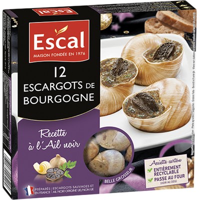 Escargots bourg ail - Belle grosseur 89g
