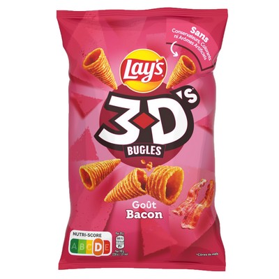 3D Bugles gout Bacon 85g