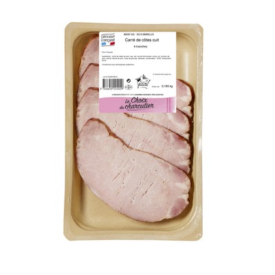 Carre de cotes cuit 4tr 180g