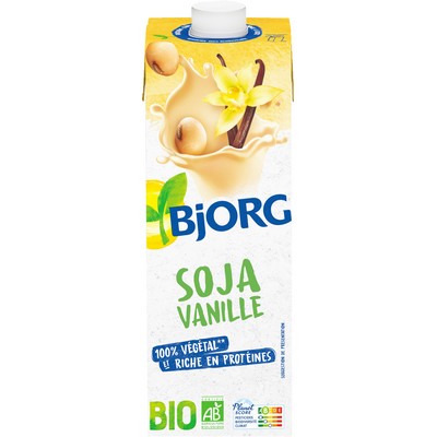 Bio Boisson soja vanille calci 1l