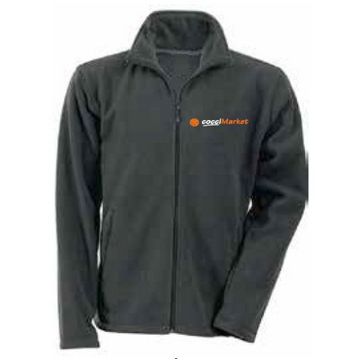 Veste pol a/manche gris L femme