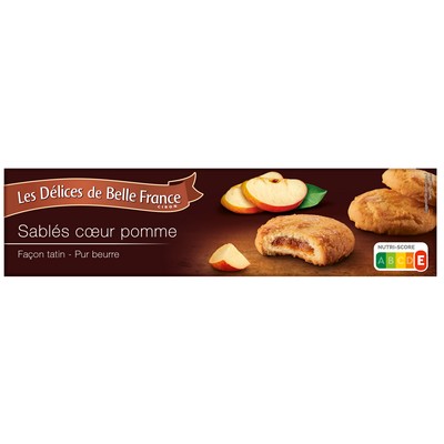 Biscuit sable fouree pomme 100g