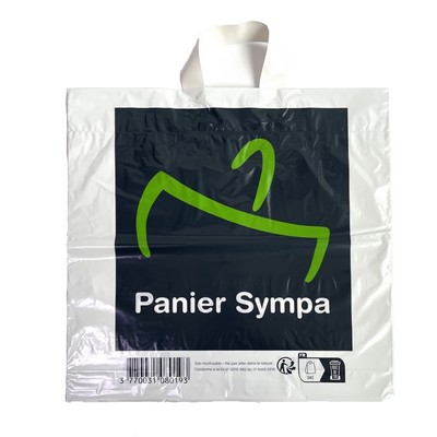 Sac cabas plastique Panier sympa x250