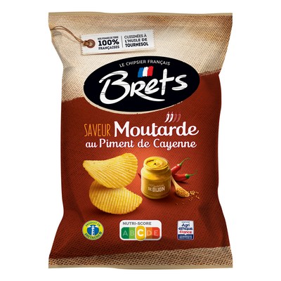 Chips moutarde piment de cayenne 125g