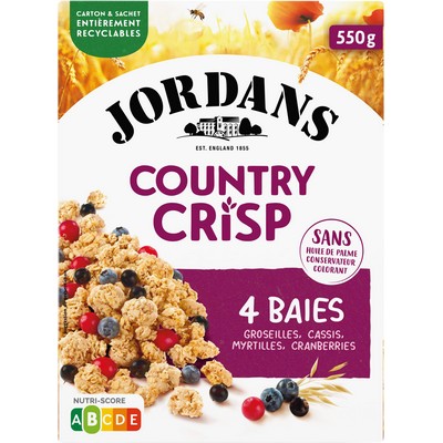 Cereale country crisp 4baies 550g