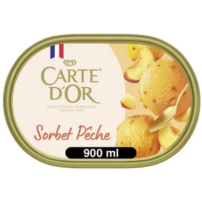 Sorbet peche 900ml