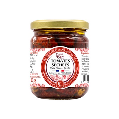 Tomate sechee huile olive basil 21cl