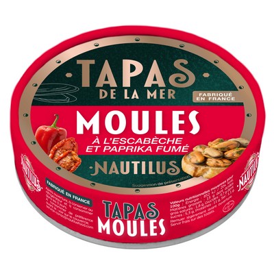 Tapas moules au paprika fume 100g