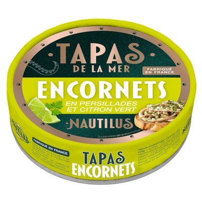 Tapas encornets persillade citron vert 100g