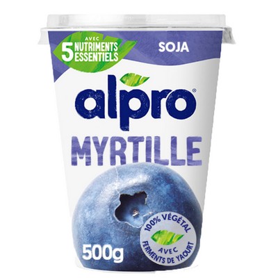 Yaourt soja myrtille 500g