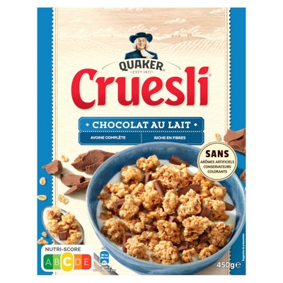C{r{ales cruesli chocolat au lait 450g