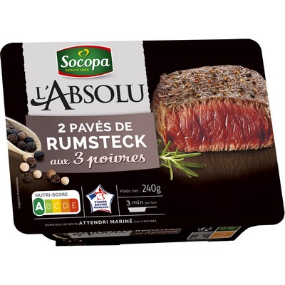 Pave rumsteck au poivre x2 240g
